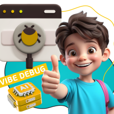 Тестирование & Vibe Debug. Охотники за багами - КИБЕРшкола программирования для детей, компьютерные курсы для школьников, начинающих и подростков - KIBERone г. Павловск