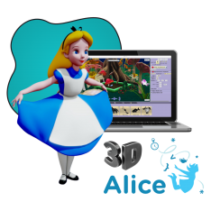 Alice 3d - КИБЕРшкола программирования для детей, компьютерные курсы для школьников, начинающих и подростков - KIBERone г. Павловск