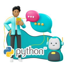 Умный чат-бот на Python на Telegram - КИБЕРшкола программирования для детей, компьютерные курсы для школьников, начинающих и подростков - KIBERone г. Павловск