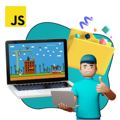 Программирование на JavaScript. Учимся создавать игры! - КИБЕРшкола программирования для детей, компьютерные курсы для школьников, начинающих и подростков - KIBERone г. Павловск