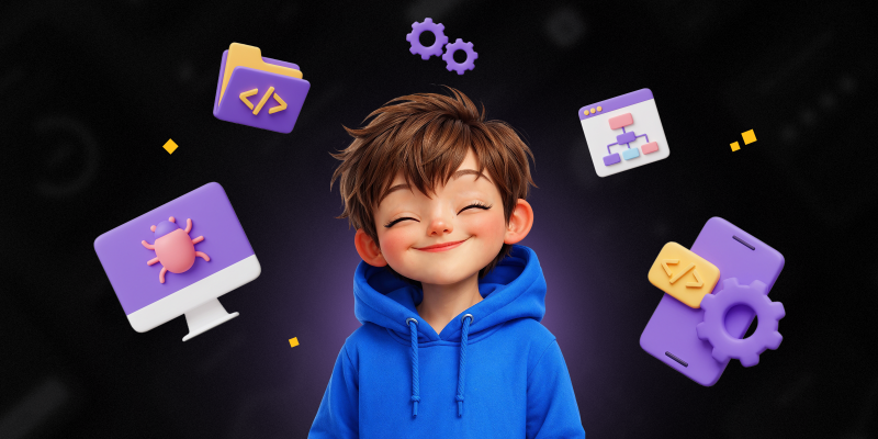 Идеальный сайт с нуля: код, дизайн и AI-помощник - КИБЕРшкола программирования для детей, компьютерные курсы для школьников, начинающих и подростков - KIBERone г. Павловск